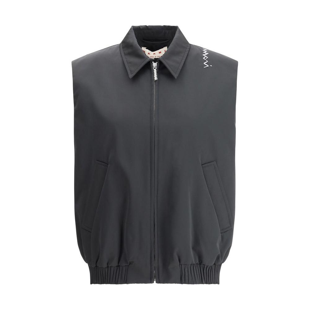 Marni Padded Vest Marni Dark Slate Gray