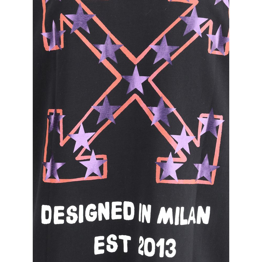 Off-White Star Arrow Skate T-Shirt Off-White Dark Slate Gray