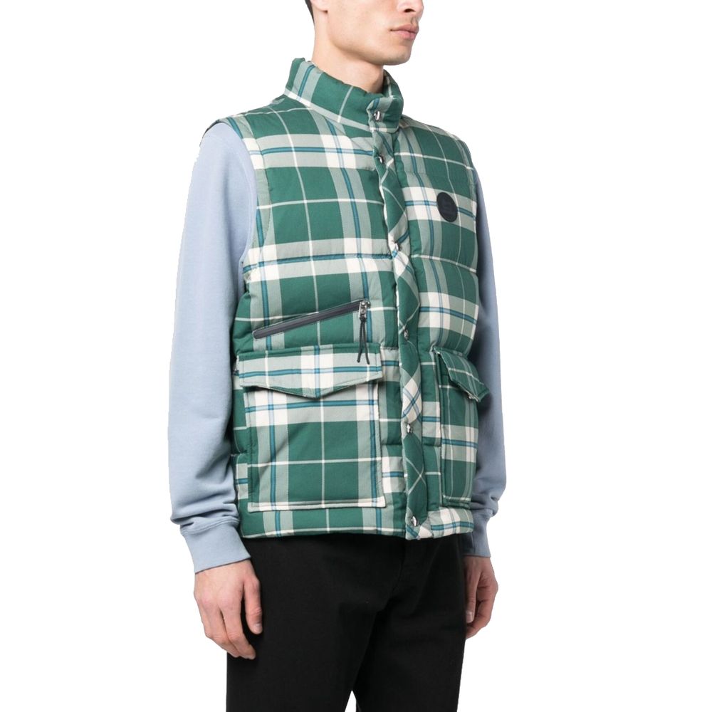 Woolrich Green Polyester Vest Woolrich Dark Slate Gray