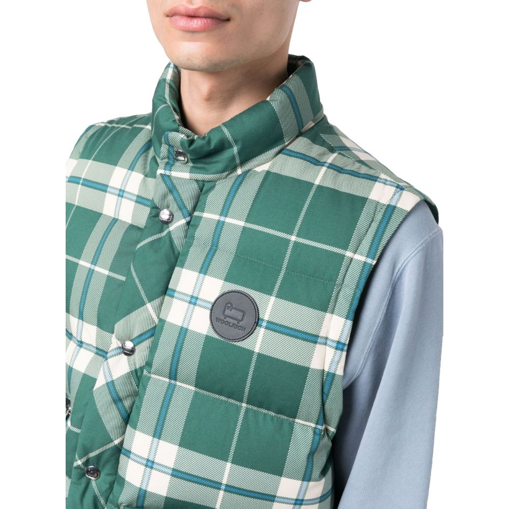 Woolrich Green Polyester Vest Woolrich Light Slate Gray