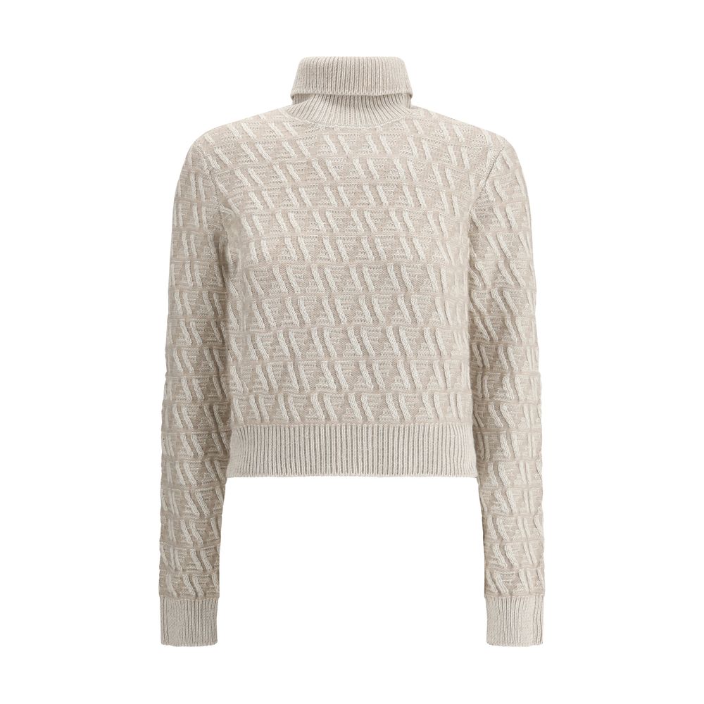 Fendi Turtleneck Sweater Fendi Gray