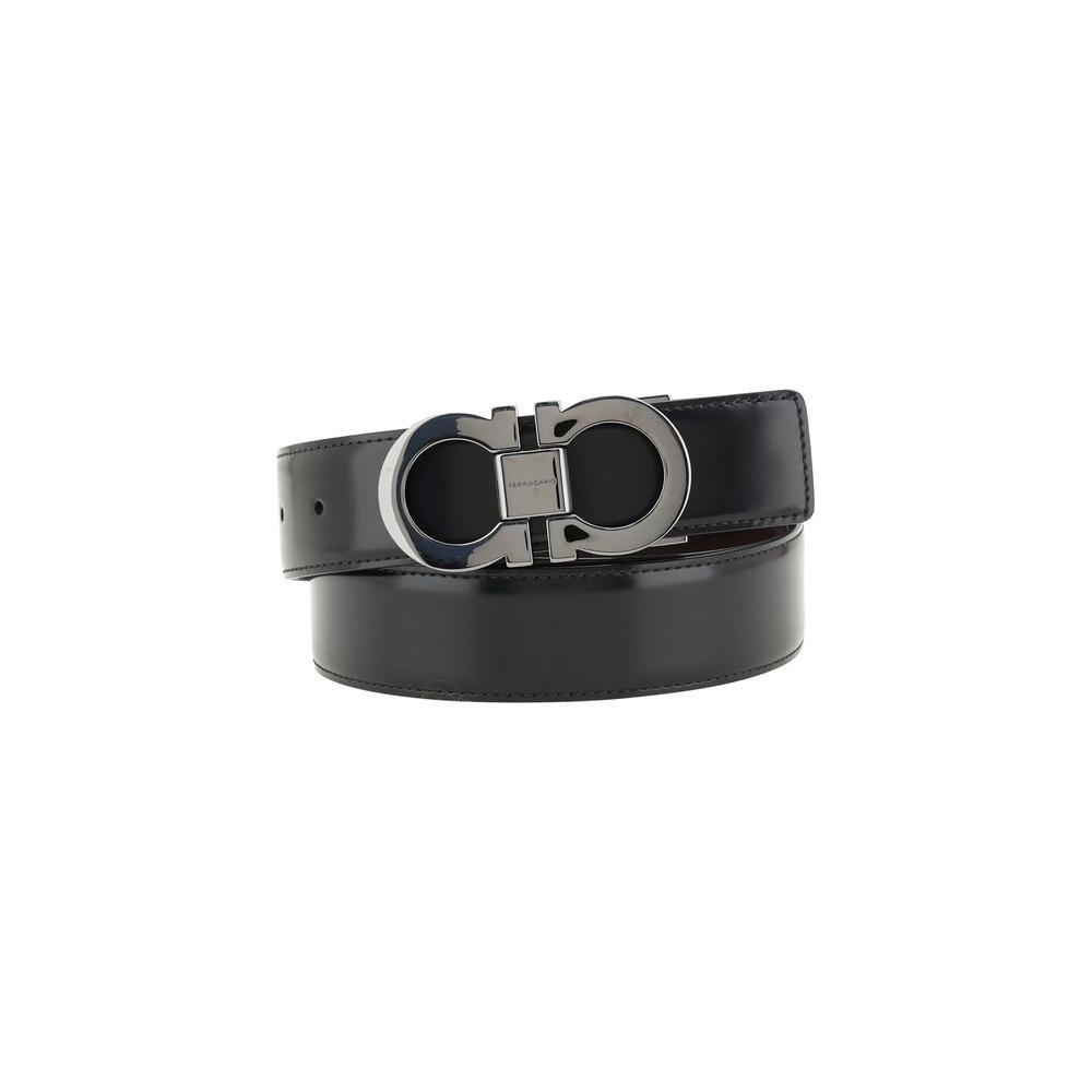 Ferragamo Ferragamo Reversible Belt FE-644557001-110 CM / 44 INCHES 100 cm / 40 Inches,105 cm / 42 Inches,110 cm / 44 Inches,1728,72470364320,90 cm / 36 Inches,95 cm / 38 Inches,Accessories,Belts - Men - Accessories,Black,Ferragamo,Men,Men - Accessories,N