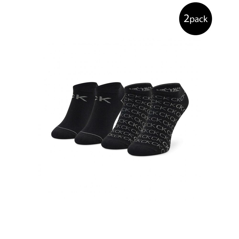 Calvin Klein Black Cotton Tights & Sock Calvin Klein Black