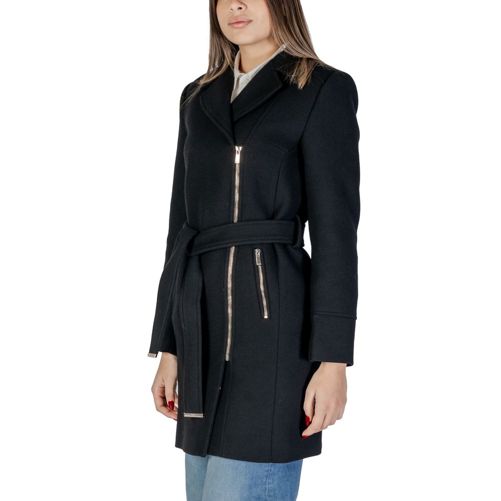 Morgan De Toi Black Wool Jackets & Coat Morgan De Toi Black