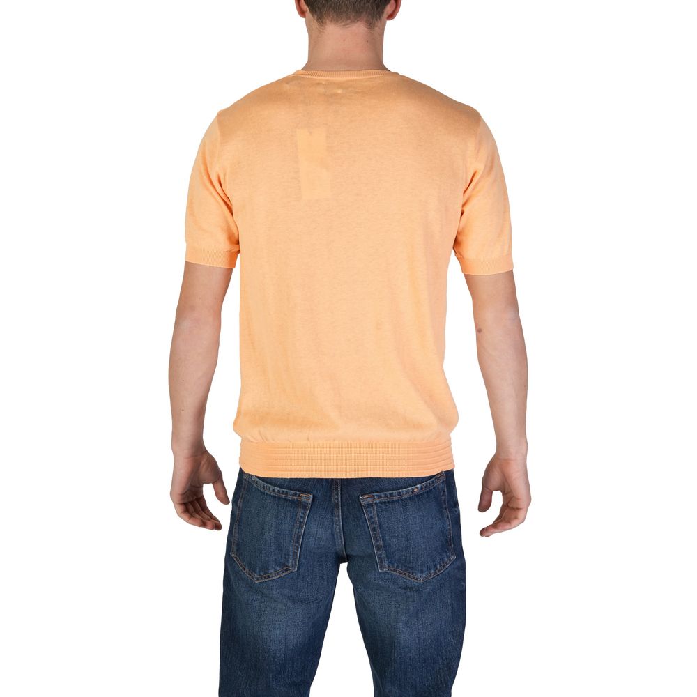 Hamaki-Ho Orange Cotton T-Shirt Hamaki-Ho Dark Slate Gray