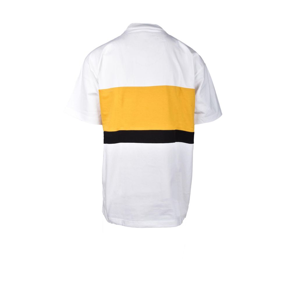 Diesel White Cotton Sweater Diesel Lavender