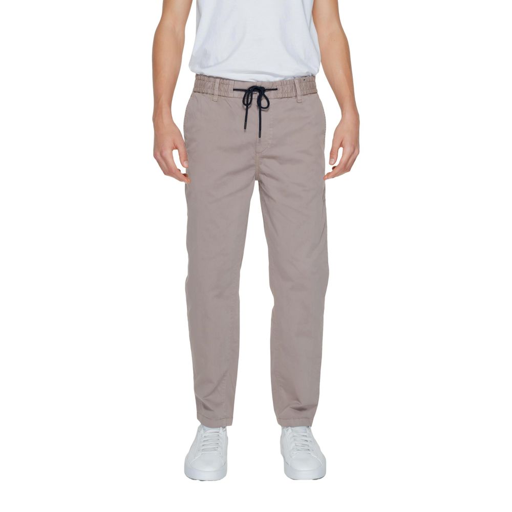 Hugo Boss Brown Cotton Jeans & Pant Hugo Boss Rosy Brown