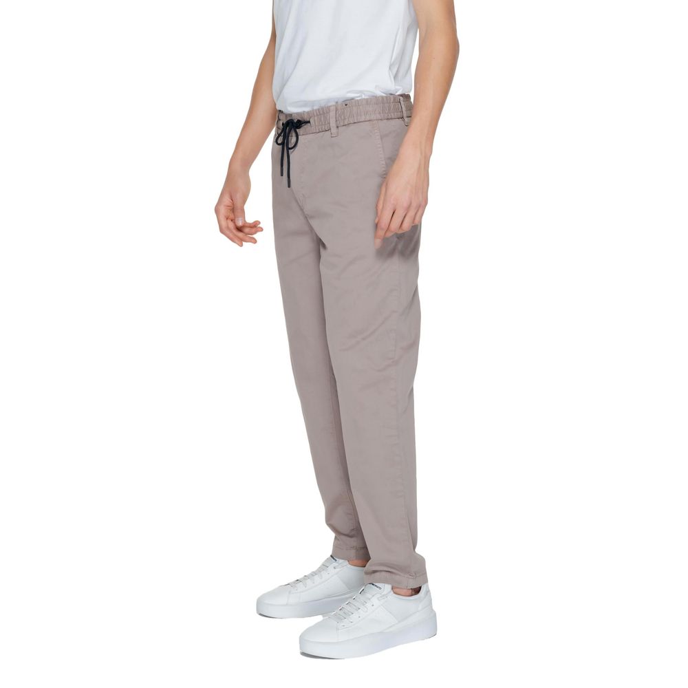 Hugo Boss Brown Cotton Jeans & Pant Hugo Boss Rosy Brown