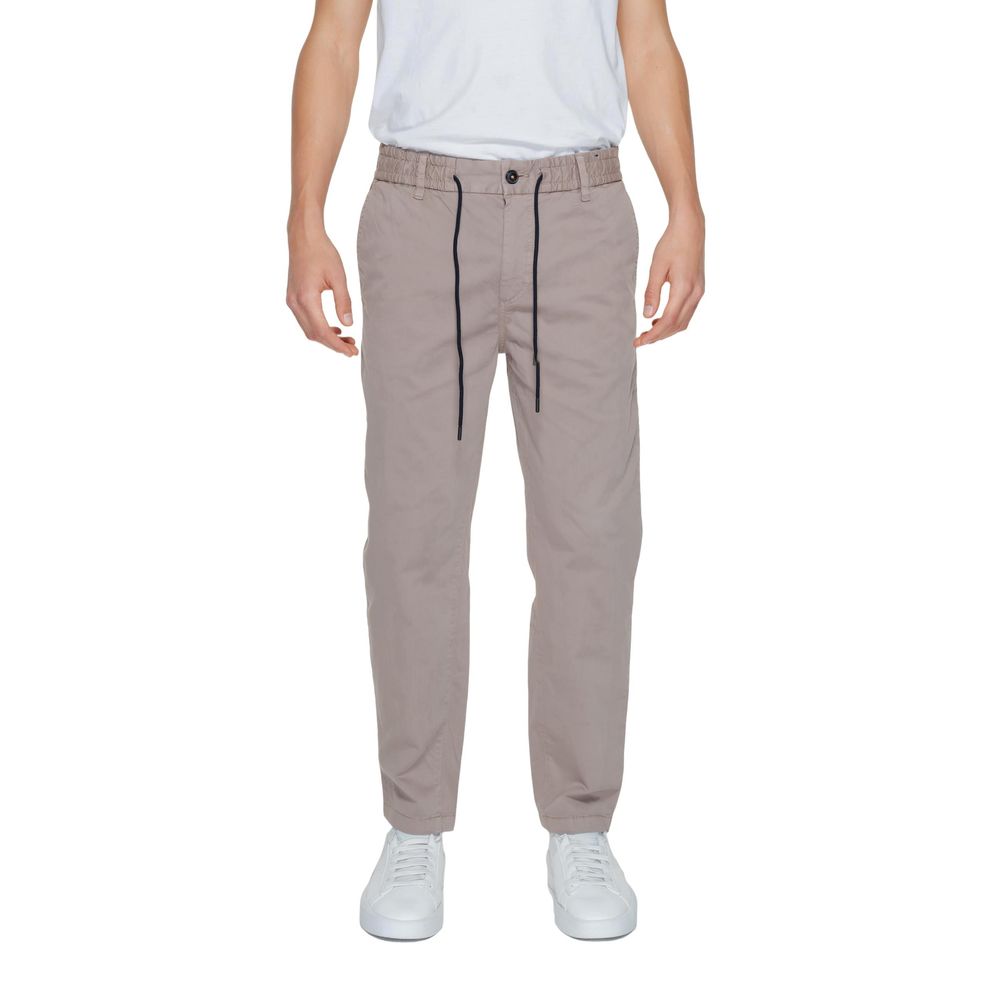 Hugo Boss Brown Cotton Jeans & Pant Hugo Boss Rosy Brown