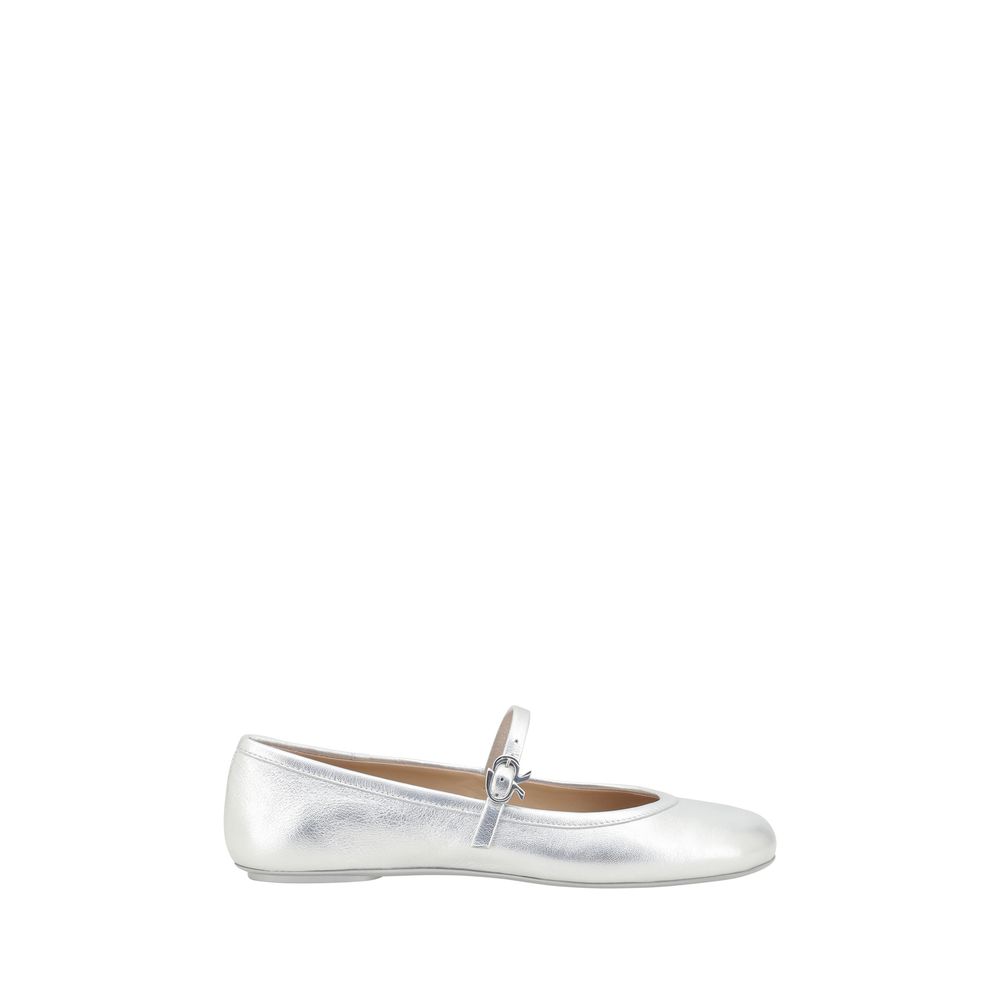Gianvito Rossi Carla Ballerinas Gianvito Rossi Light Gray
