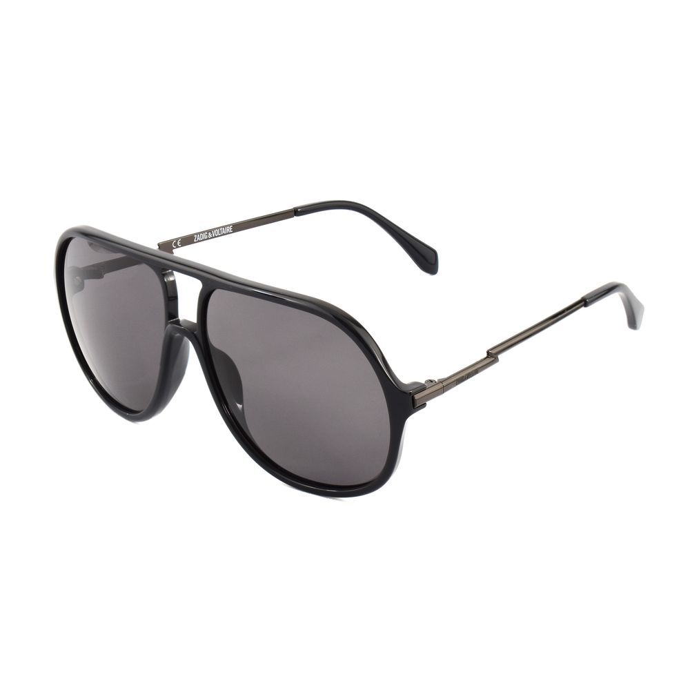 Zadig & Voltaire Black Acetate Sunglasses Zadig & Voltaire Dim Gray
