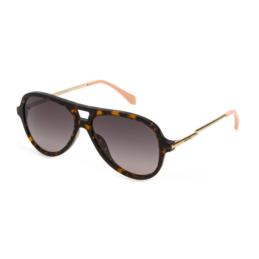 Zadig & Voltaire Brown Acetate Sunglasses Zadig & Voltaire Dim Gray