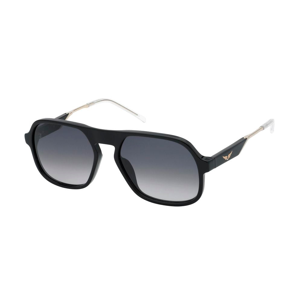 Zadig & Voltaire Black Acetate Sunglasses Zadig & Voltaire Dark Slate Gray