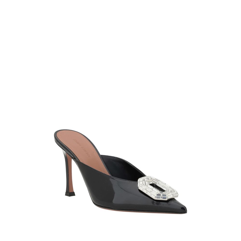 Amina Muaddi Camelia Pumps Amina Muaddi Dark Slate Gray
