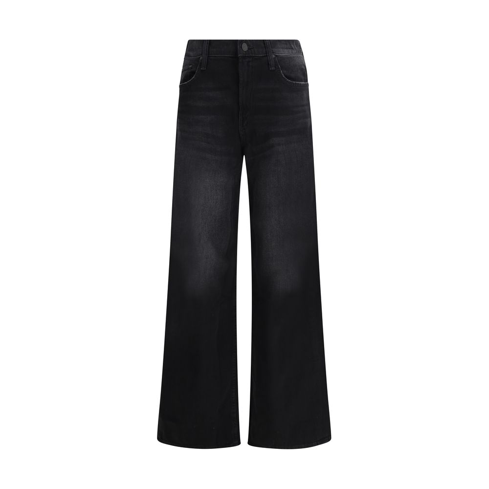Mother Denim The Spinner Zip Sneak Jeans Mother Denim Black