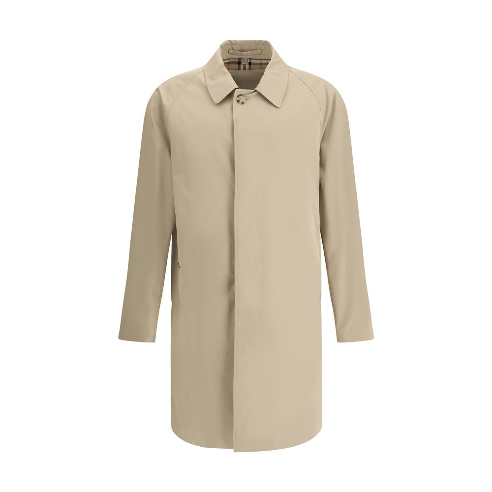 Burberry Breasted Coat Burberry Tan