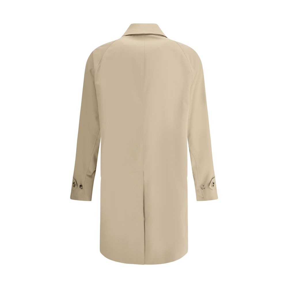 Burberry Breasted Coat Burberry Tan