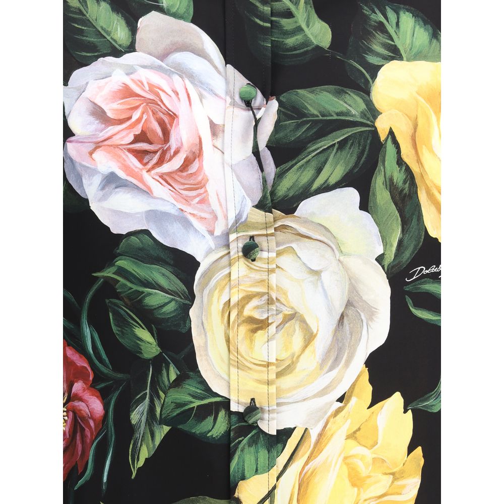 Dolce & Gabbana Rose and peony print Shirt Dolce & Gabbana Dark Slate Gray