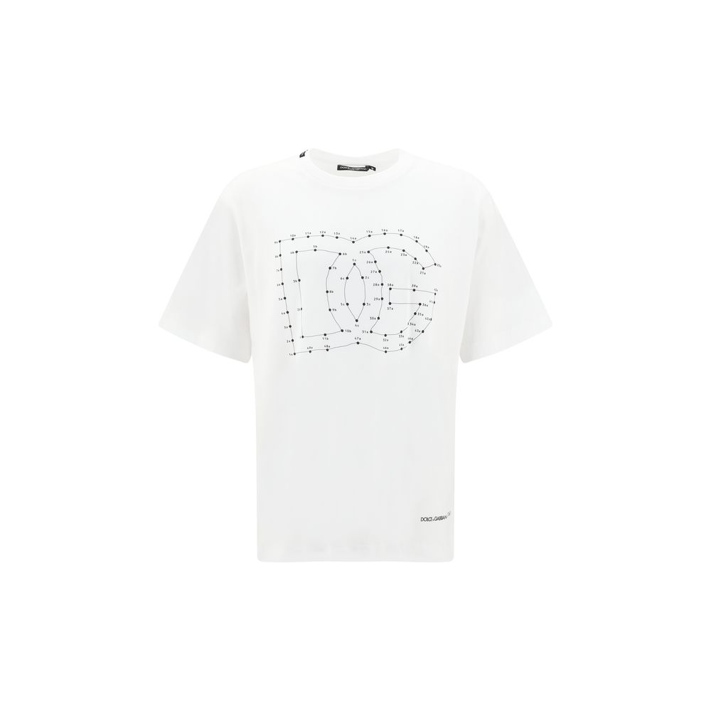 Dolce & Gabbana Logoed T-Shirt Dolce & Gabbana White Smoke