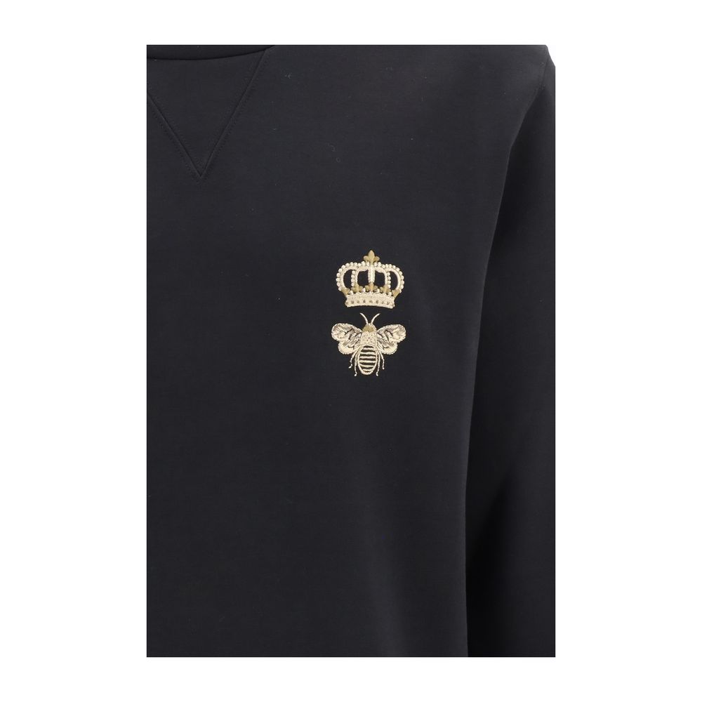 Dolce & Gabbana Sweatshirt with bee Dolce & Gabbana Dark Slate Gray