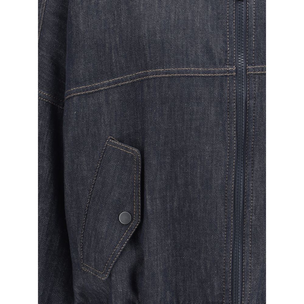 Brunello Cucinelli Denim Jacket Brunello Cucinelli Dark Slate Gray