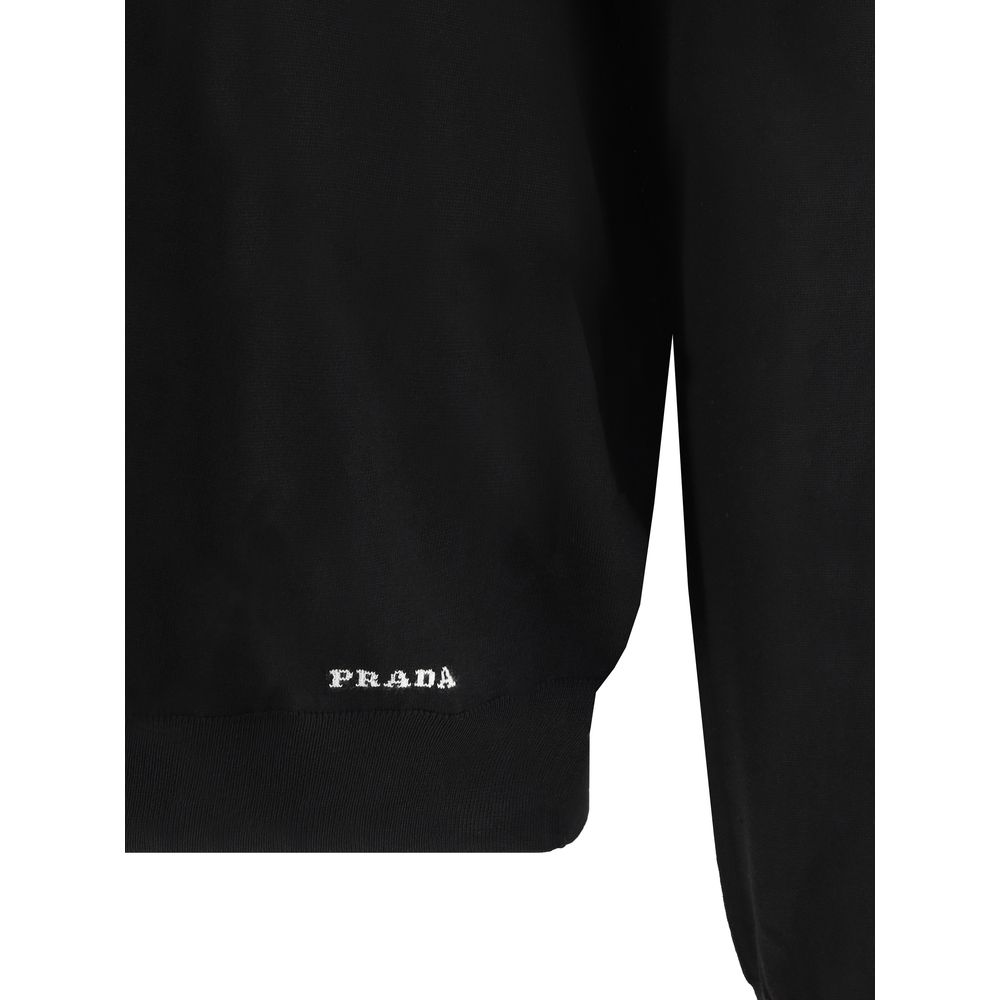Prada Recycled silk sweater Prada Black
