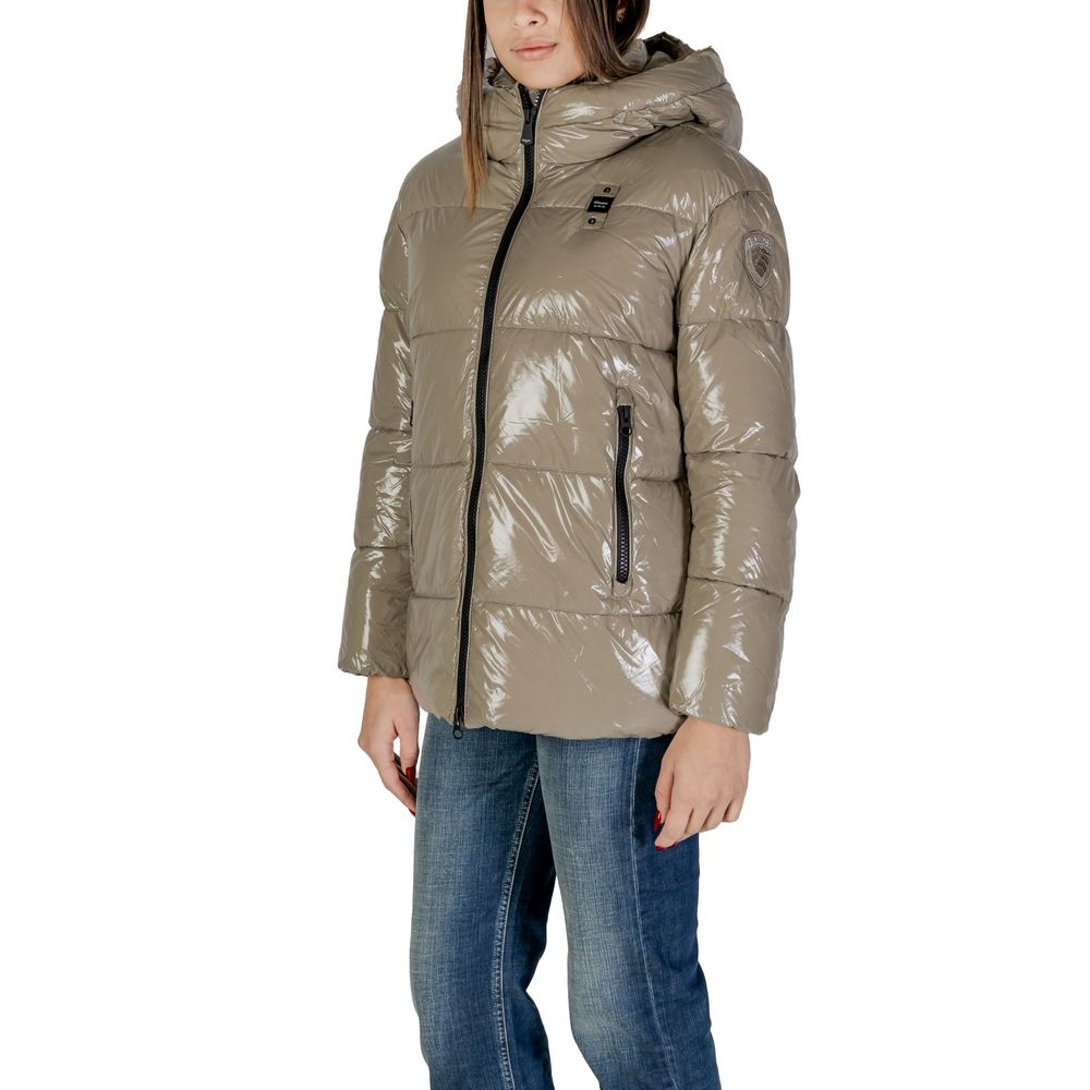 Blauer Beige Polyamide Jackets & Coat Blauer Dim Gray