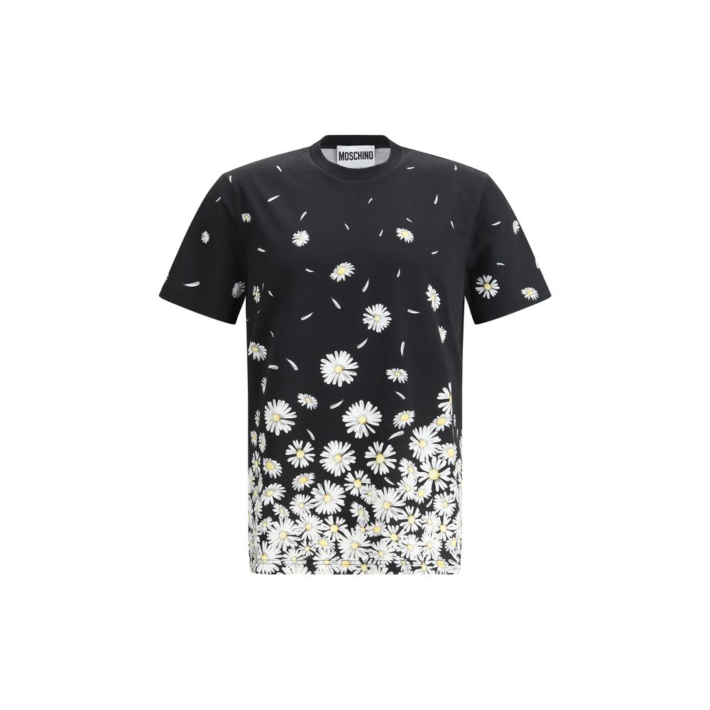 Moschino Daisies T-Shirt Moschino Dark Slate Gray