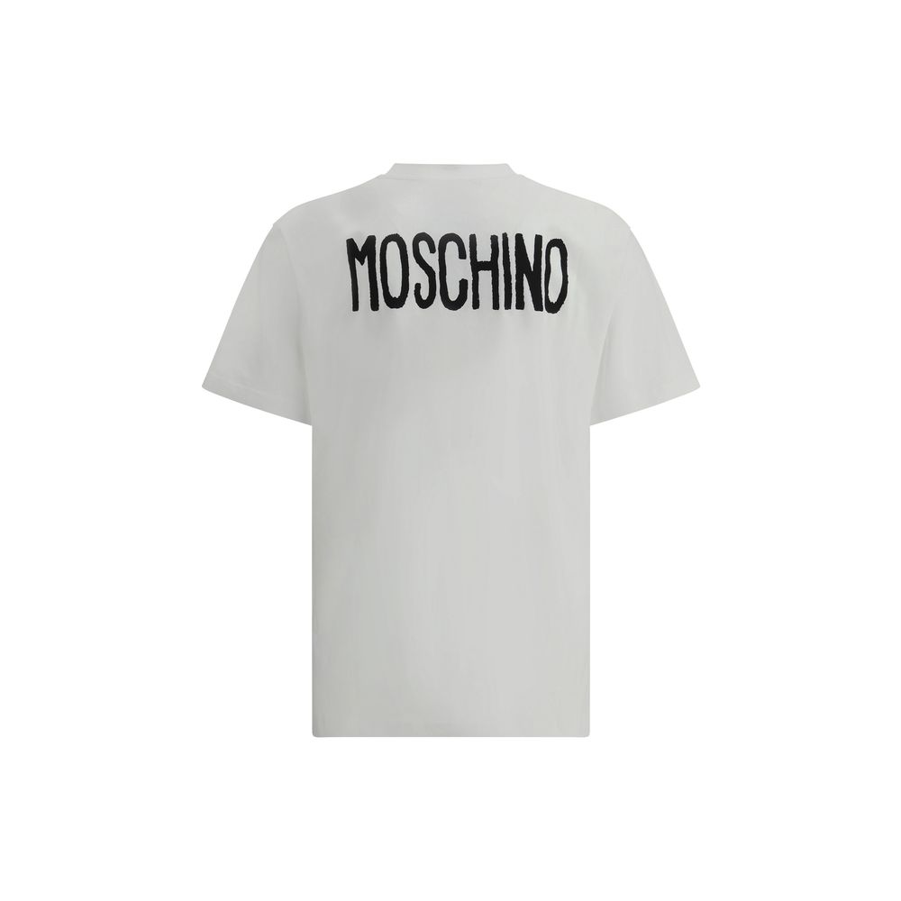 Moschino T-Shirt with text Moschino Light Gray