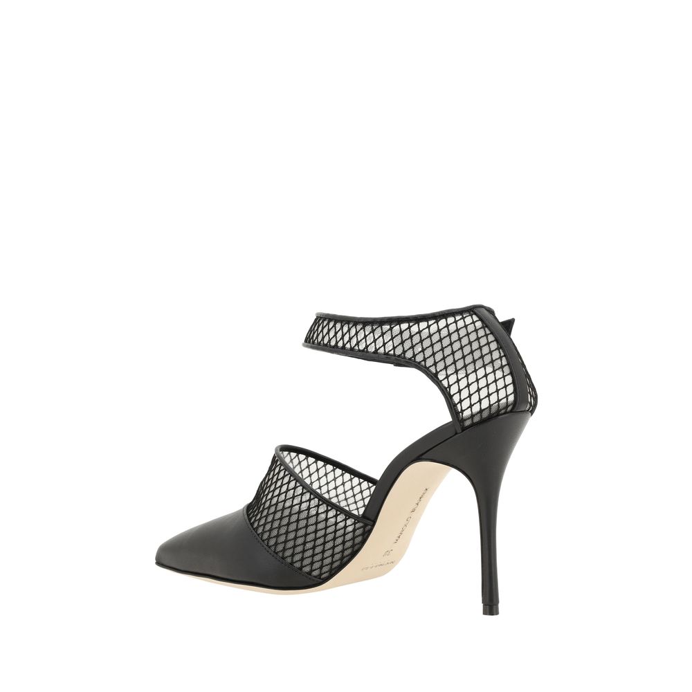 Manolo Blahnik Jatelah Nappa Pumps Manolo Blahnik Light Gray