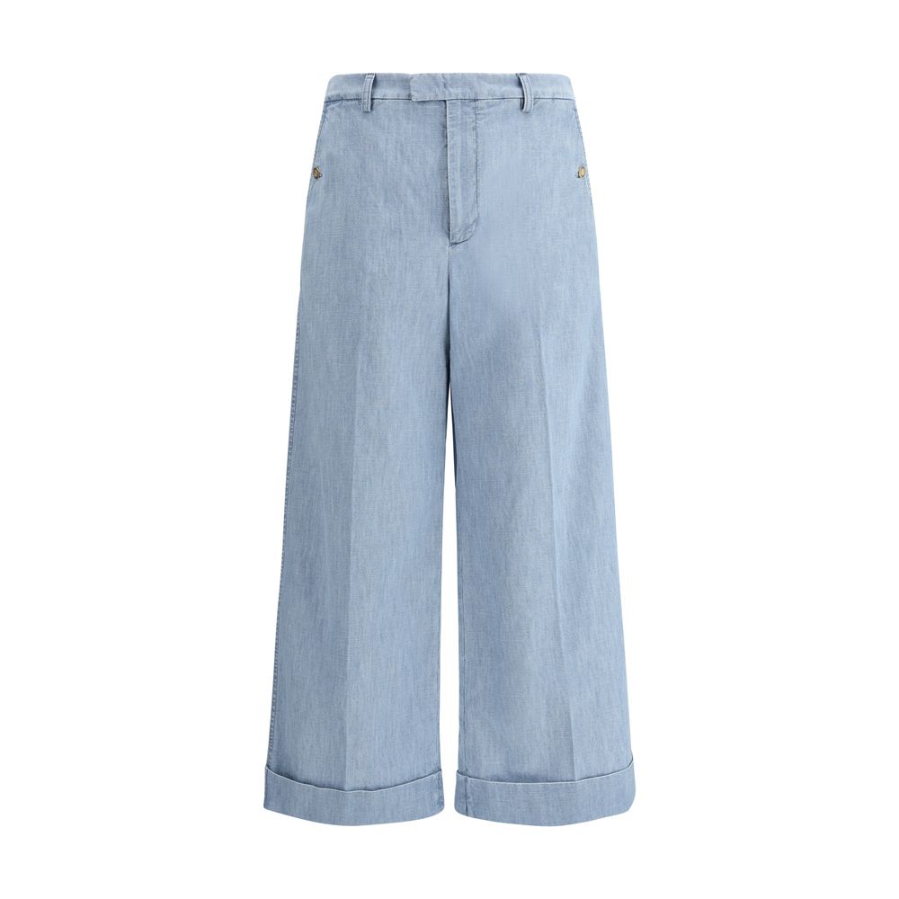 Valentino Denim Pants Valentino Dark Gray