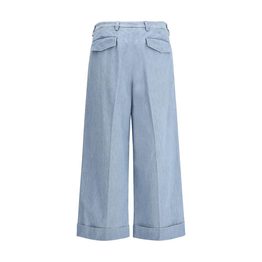 Valentino Denim Pants Valentino Dark Gray