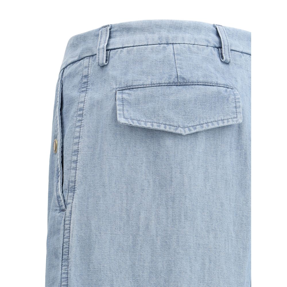 Valentino Denim Pants Valentino Dark Gray