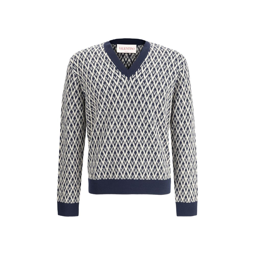 Valentino Sweater Valentino Light Gray
