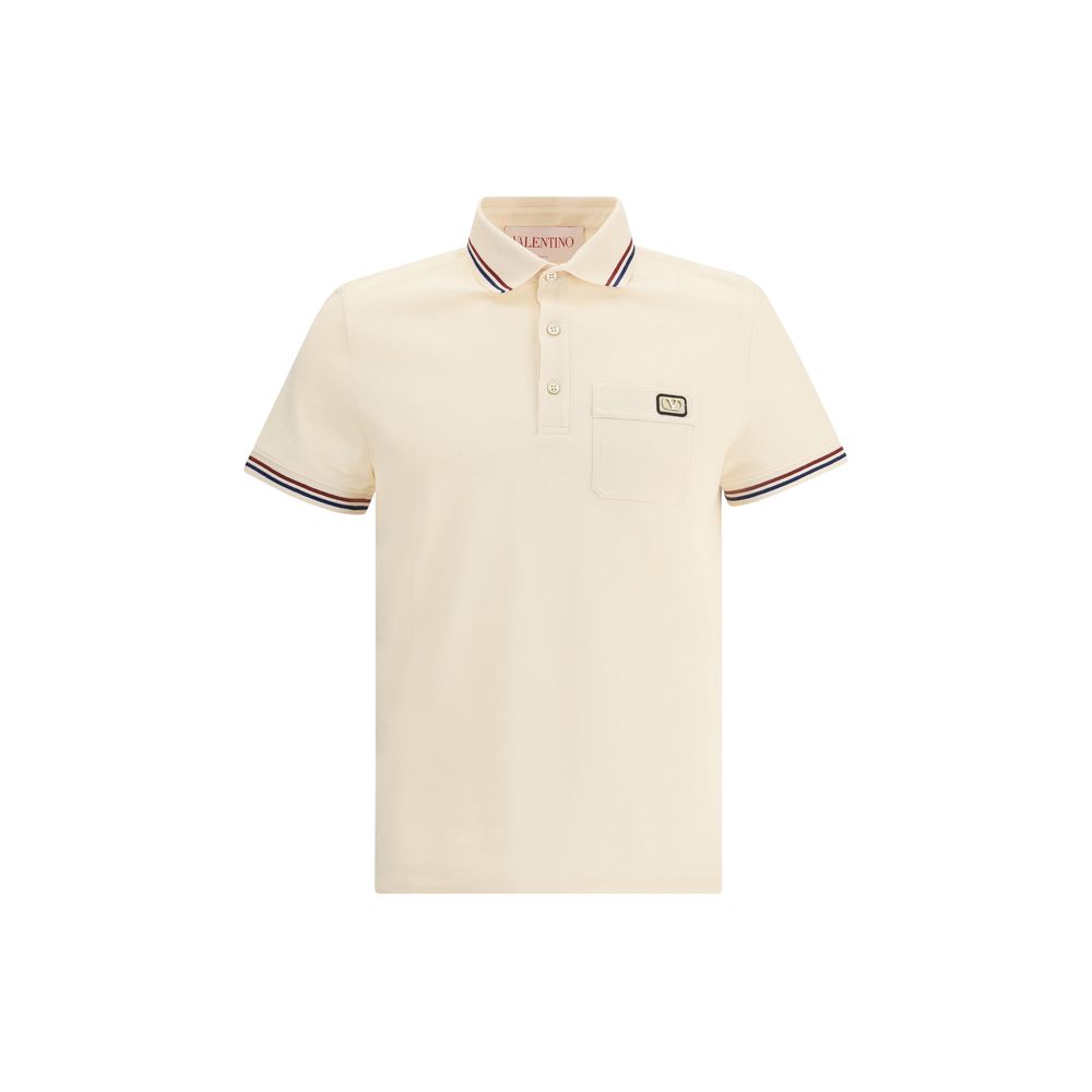 Valentino Polo Shirt Valentino Antique White