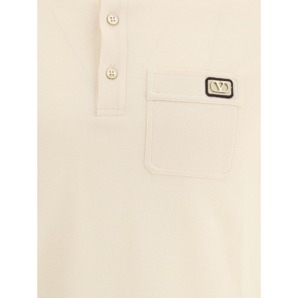 Valentino Polo Shirt Valentino Antique White