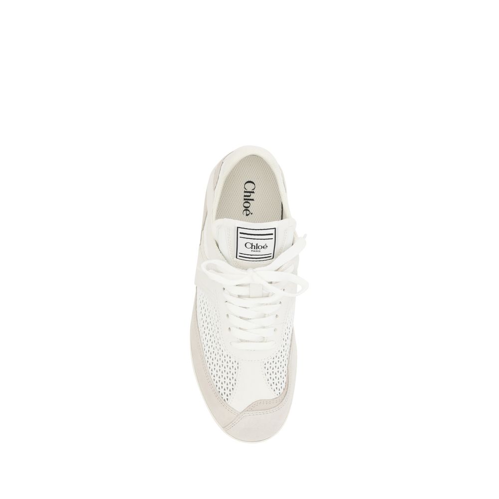 Chloé Kick Sneakers Chloé Antique White