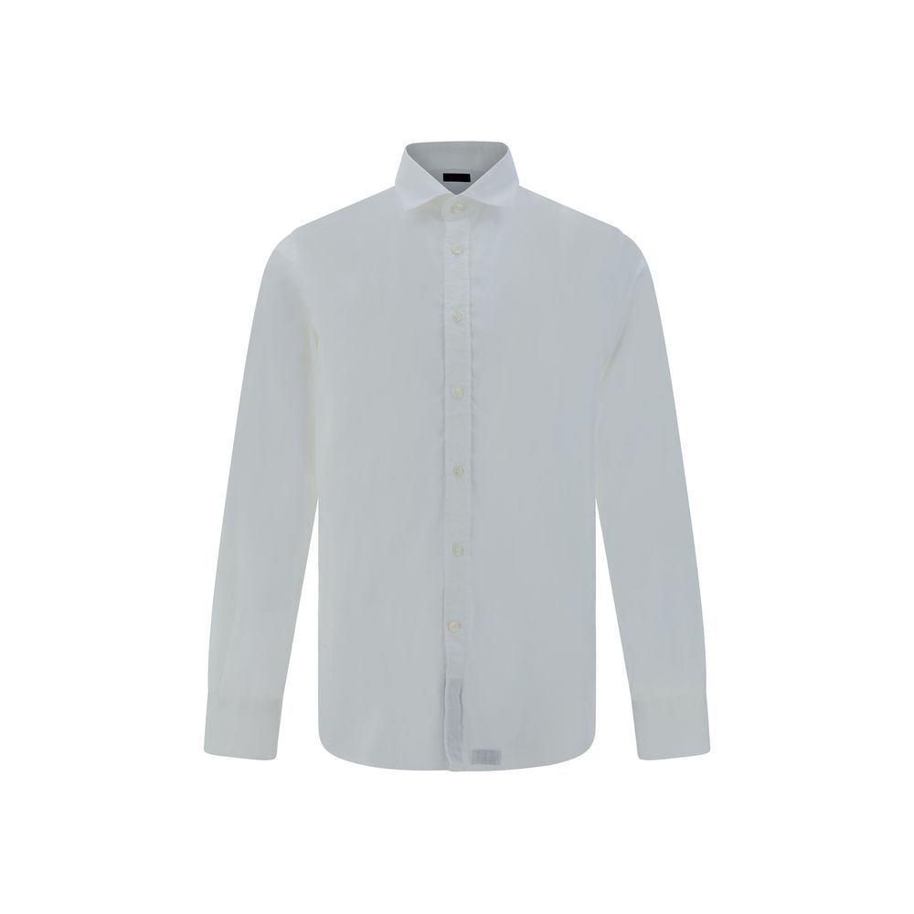Deperlu Popeline Shirt Deperlu Gray