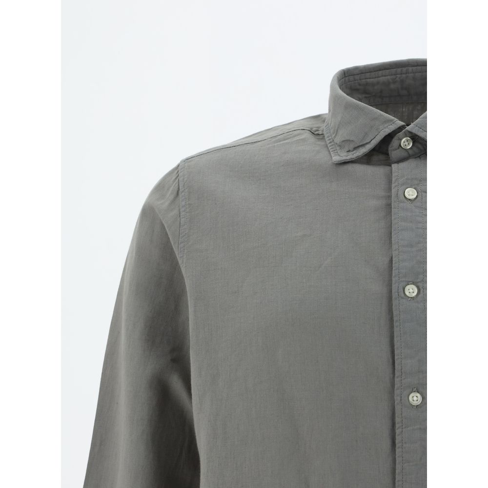 Deperlu Linen and cotton Shirt Deperlu Dim Gray