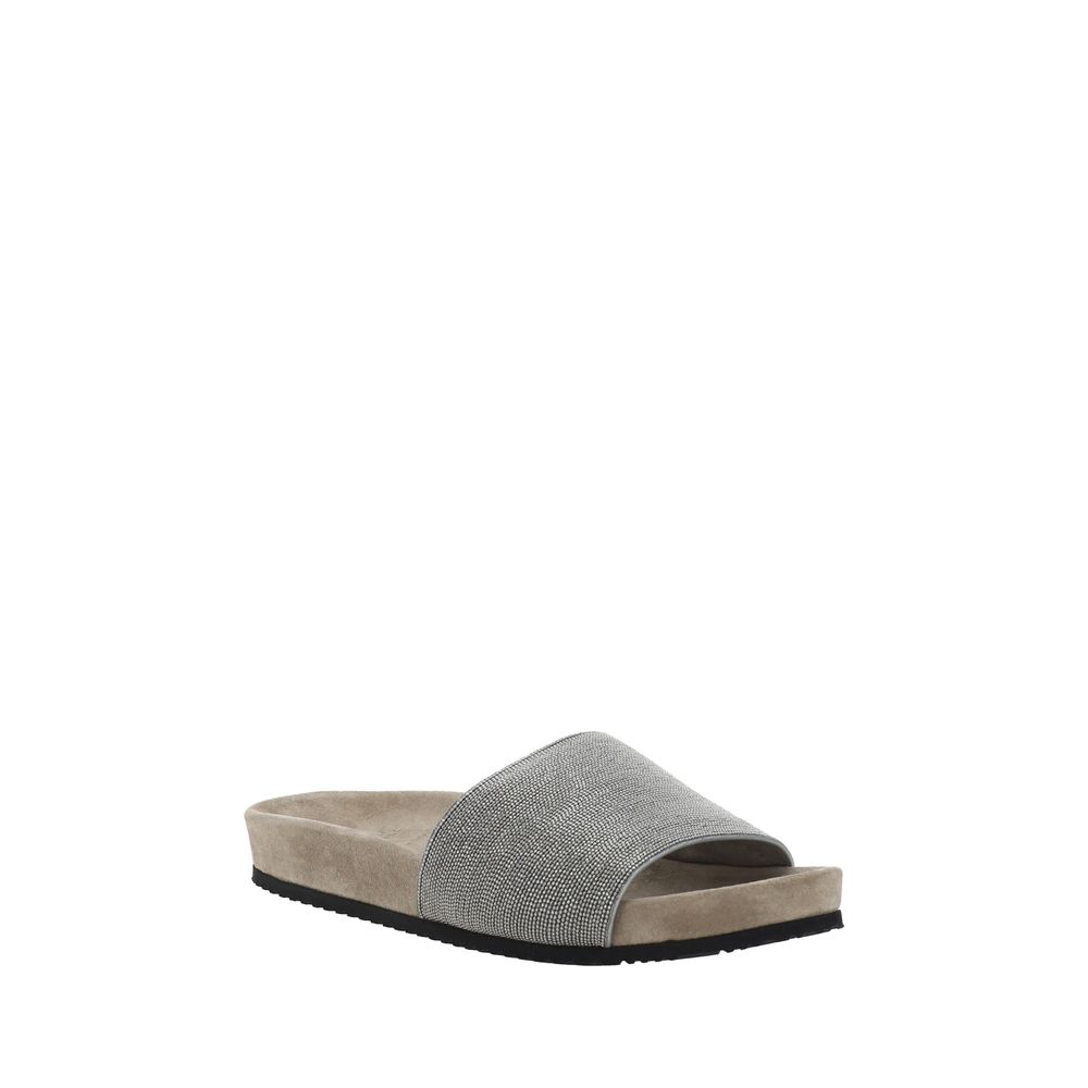 Brunello Cucinelli Sandals Brunello Cucinelli Light Slate Gray