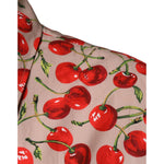 Dolce & Gabbana Dolce & Gabbana Beige Cherry Button Down Men Casual Shirt TSH87291-40 1728,67345645728,Beige,Clothing,Dolce & Gabbana,IT40 | M,Material: 100% Cotton,Men,Men - Clothing,New with tags,Shirts - Men - Clothing