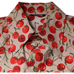 Dolce & Gabbana Dolce & Gabbana Beige Cherry Button Down Men Casual Shirt TSH87291-40 1728,67345645728,Beige,Clothing,Dolce & Gabbana,IT40 | M,Material: 100% Cotton,Men,Men - Clothing,New with tags,Shirts - Men - Clothing