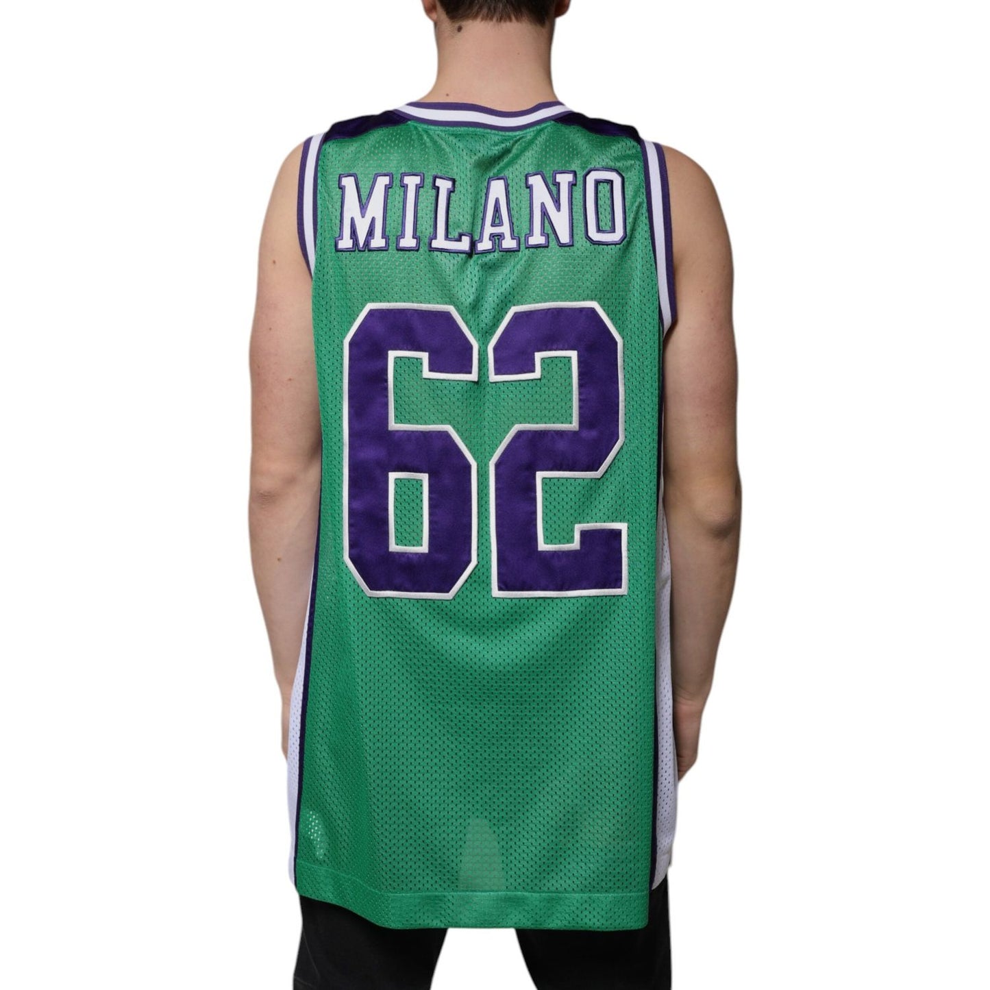 Dolce & Gabbana Dolce & Gabbana Green Polyester Jersey Sleeveless T-shirt TSH87309-40 1728,67345645728,Clothing,Dolce & Gabbana,Green,Material: 100% Polyester,Men,Men - Clothing,New with tags,T-Shirts - Men - Clothing,ÌT40| XXS