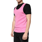Dolce & Gabbana Dolce & Gabbana Pink Cotton Round Neck Sleeveless T-shirt TSH87325-54 1728,67345645728,Clothing,Dolce & Gabbana,IT54 | XL,Material: 100% Cotton,Men,Men - Clothing,New with tags,Pink,T-Shirts - Men - Clothing