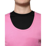 Dolce & Gabbana Dolce & Gabbana Pink Cotton Round Neck Sleeveless T-shirt TSH87325-54 1728,67345645728,Clothing,Dolce & Gabbana,IT54 | XL,Material: 100% Cotton,Men,Men - Clothing,New with tags,Pink,T-Shirts - Men - Clothing