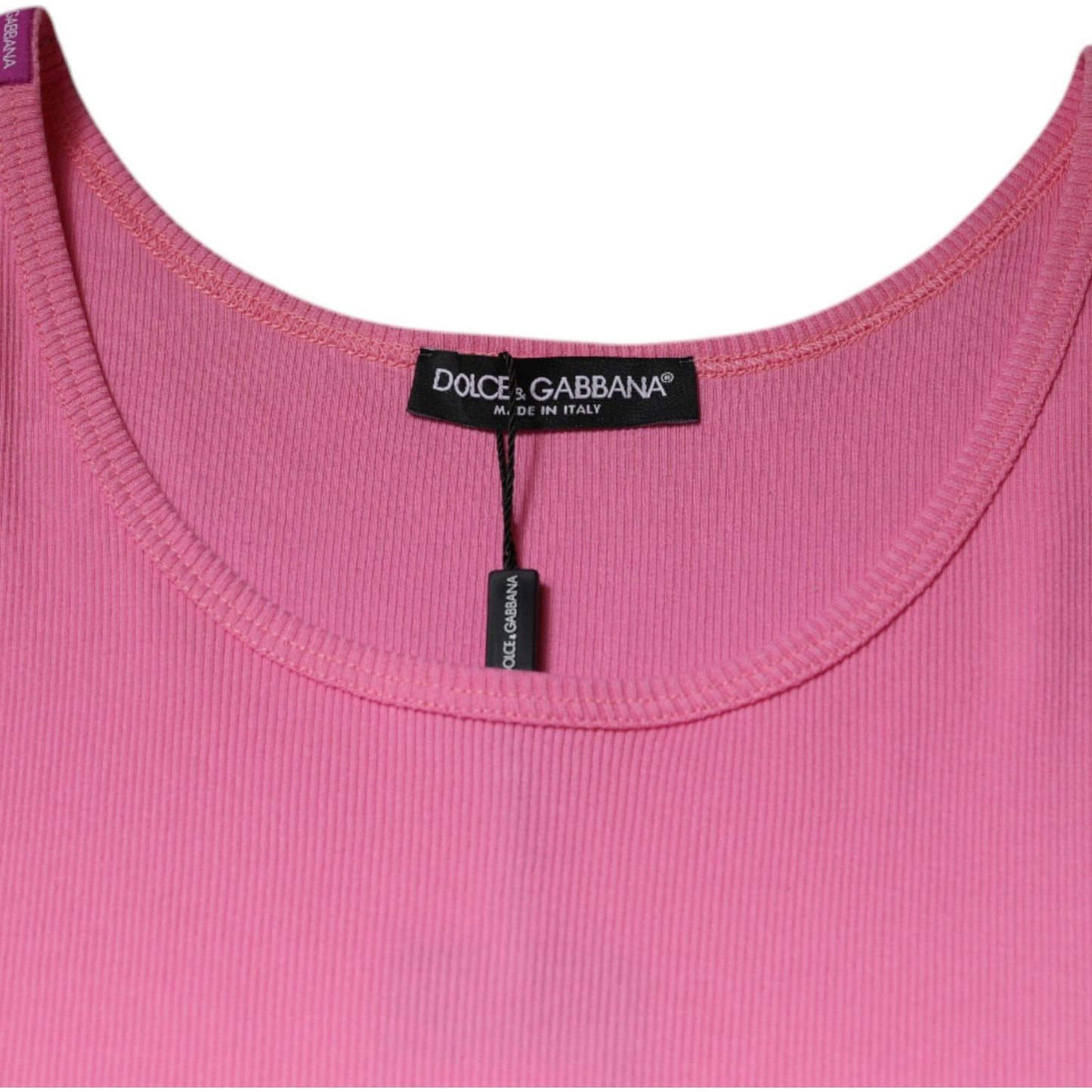 Dolce & Gabbana Dolce & Gabbana Pink Cotton Round Neck Sleeveless T-shirt TSH87325-54 1728,67345645728,Clothing,Dolce & Gabbana,IT54 | XL,Material: 100% Cotton,Men,Men - Clothing,New with tags,Pink,T-Shirts - Men - Clothing