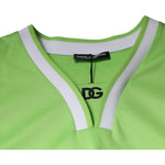 Dolce & Gabbana Dolce & Gabbana Green Polyester Jersey Sleeveless T-shirt TSH87328-48 1728,67345645728,Clothing,Dolce & Gabbana,Green,IT48 | M,Material: 50% Polyester 50% Cotton,Men,Men - Clothing,New with tags,T-Shirts - Men - Clothing