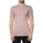 Dolce & Gabbana Dolce & Gabbana Brown Cotton Short Sleeves Round Neck T-shirt TSH87337-50 1728,67345645728,Brown,Clothing,Dolce & Gabbana,IT50 | L,Material: 100% Cotton,Men,Men - Clothing,New with tags,T-Shirts - Men - Clothing