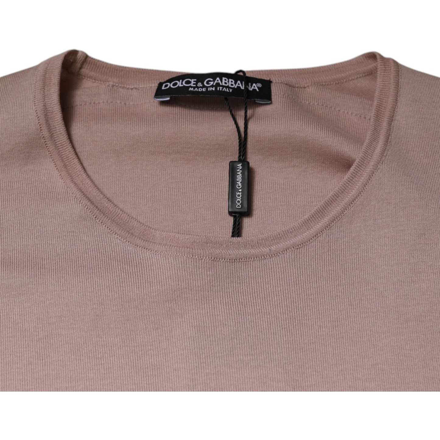 Dolce & Gabbana Dolce & Gabbana Brown Cotton Short Sleeves Round Neck T-shirt TSH87337-50 1728,67345645728,Brown,Clothing,Dolce & Gabbana,IT50 | L,Material: 100% Cotton,Men,Men - Clothing,New with tags,T-Shirts - Men - Clothing
