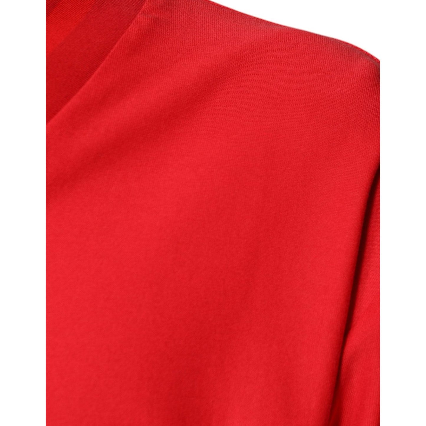 Dolce & Gabbana Dolce & Gabbana Red Cotton V-neck Short Sleeves T-shirt TSH87338-50 1728,67345645728,Clothing,Dolce & Gabbana,IT50 | L,Material: 100% Cotton,Men,Men - Clothing,New with tags,Red,T-Shirts - Men - Clothing